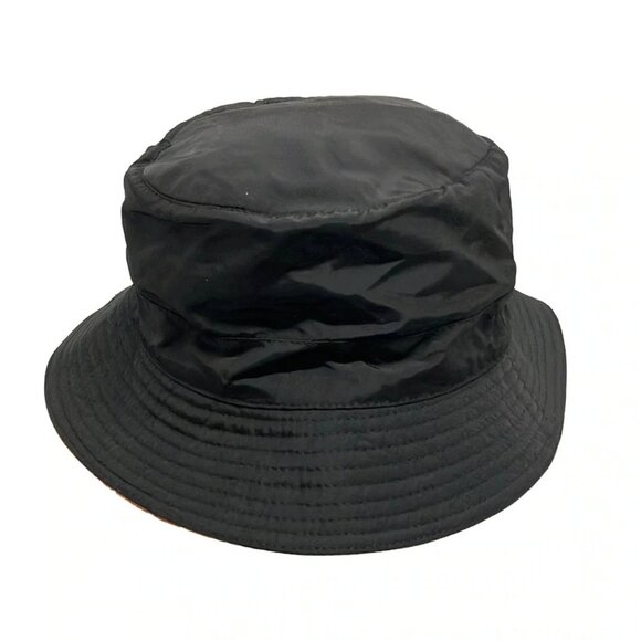 Auth HERMES - Black Nylon Hat - Picture 1 of 9